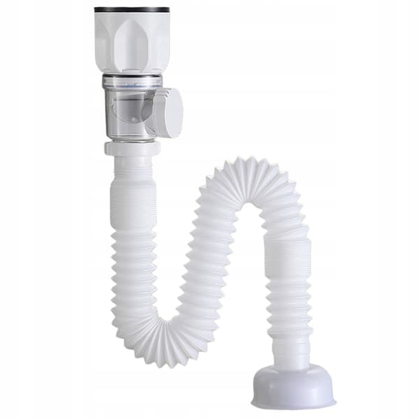 Flexibel sifon för diskho med tank