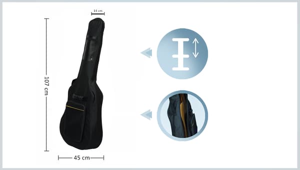 MusicMate MM-B90 MelodyShield Gitarrfodral
