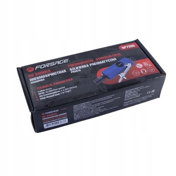 Pneumatisk rakslipmaskin