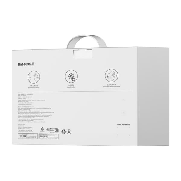 ComfortRide blå memory foam bilhovedpude