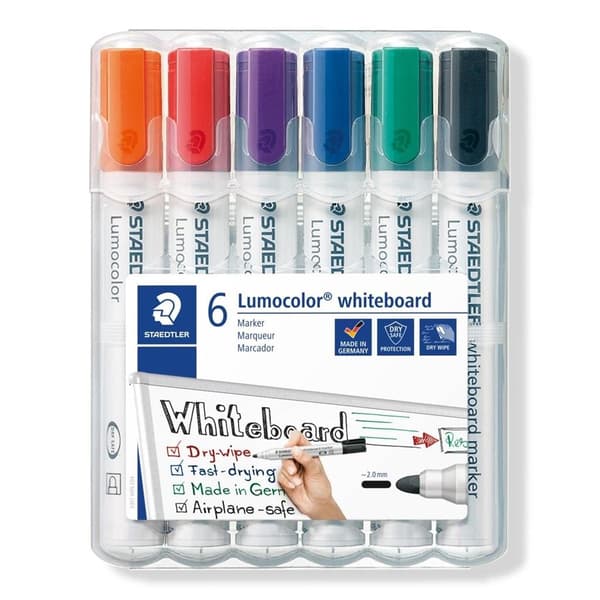 Lumocolor whiteboardmarker 6 farver