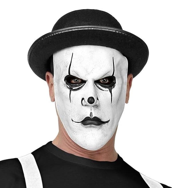 Mime Halloween-maske