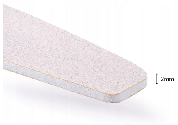 Aba Group SÄKER FÖRPACKNING Halvmånefil 100/180 Slim - Flamingo, 100 stycken