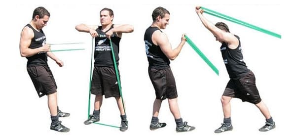 Power Band GTX Gul Gummi Elastik