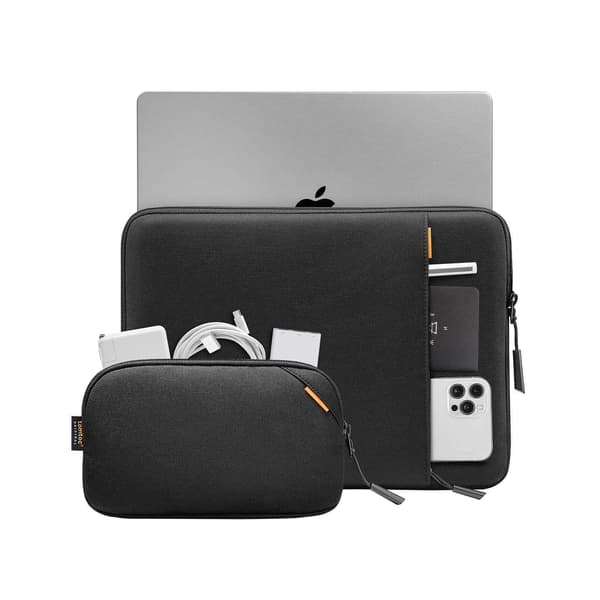 Tomtoc - Defender-A13 Laptop Sleeve Kit Til 14" MacBook Pro - MacBook Cover Sort