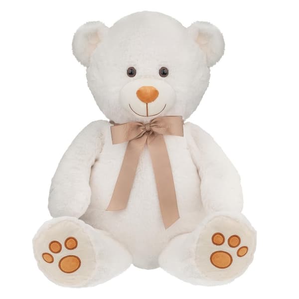 Ballu Bamse Cremefarvet 80cm