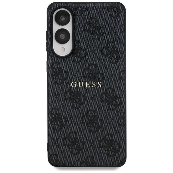 Guess 4G Ring Classic Logo MagSafe-etui til Galaxy S25 Edge, sort