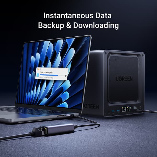 Sovitin Ethernet-verkkokortti USB-C - RJ45 2.5G Harmaa