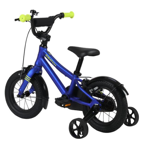 12" Batch aluminium blå barncykel