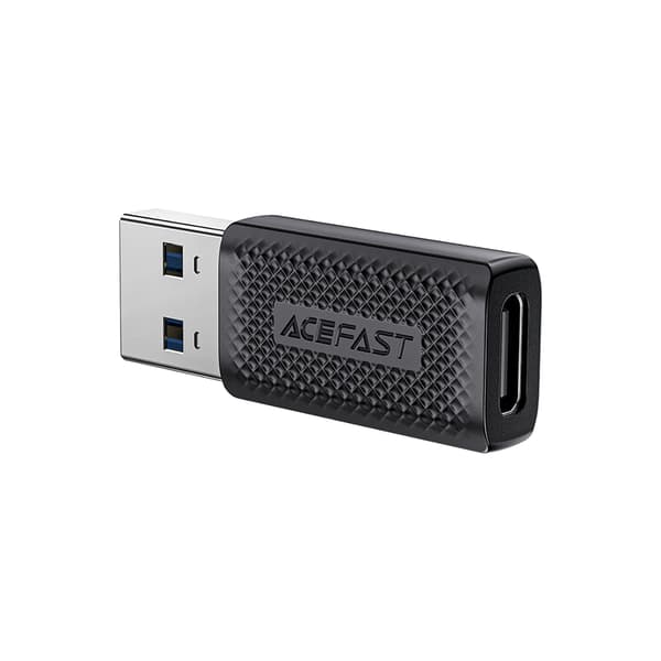 USB-C - USB-A 3.0 (uros) 5 Gb/s -sovitin - musta