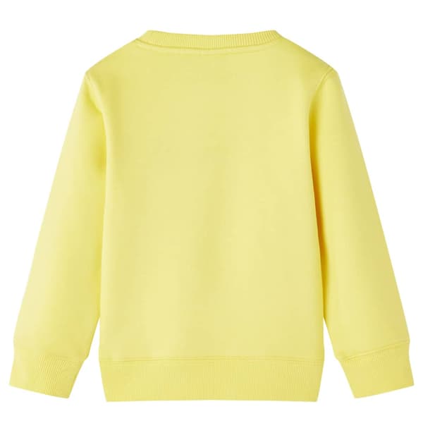 Børnesweatshirt, lysegul, 104