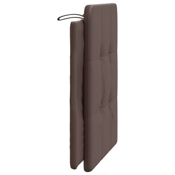 vidaXL hovedgærdehynde, brun, 80 cm, kunstlæder