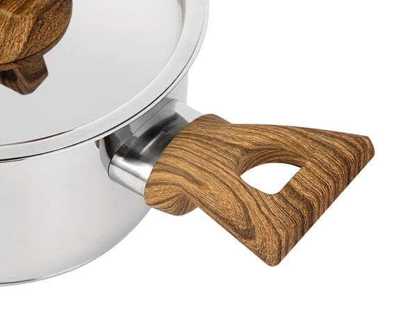 BRUNO GRYDE I RUSTFRIT STÅL 20 CM 3,6L MED P