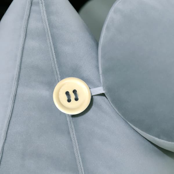 Modulärt nackstöd med bolster - Grå sammet
