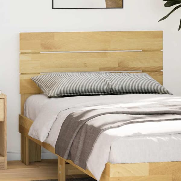 vidaXL sengegavl 75 cm massivt egetræ