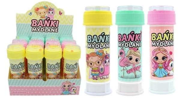 Saippuakuplat 60ml (12 kpl)