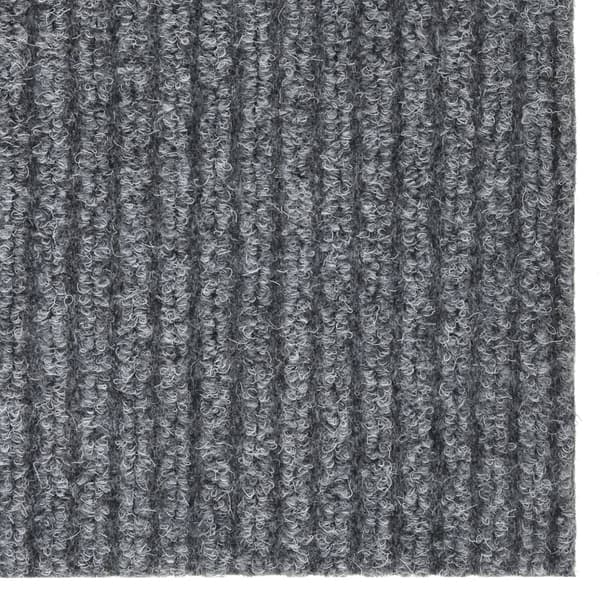 vidaXL smudsabsorberende tæppe 100x500 cm grå