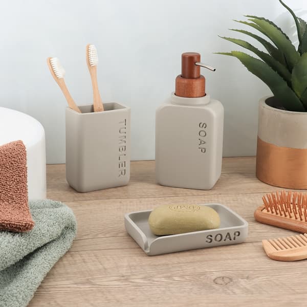 Salva tvålkopp beige