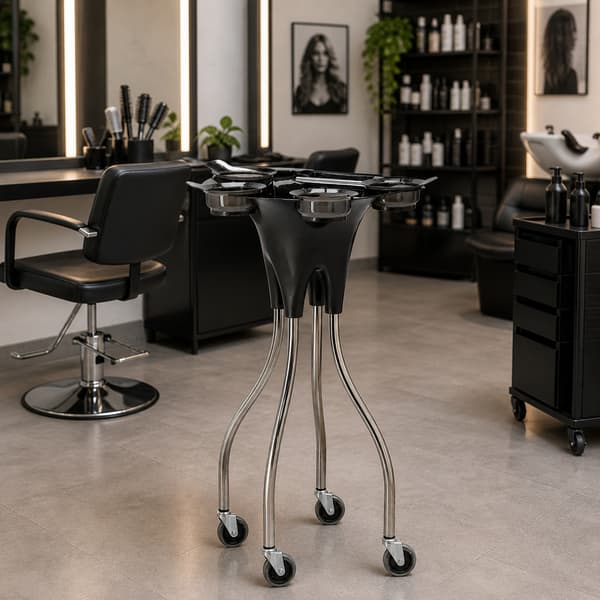 Frisørassistentvogn til farvning af kosmetik til SPA-salonens stativ