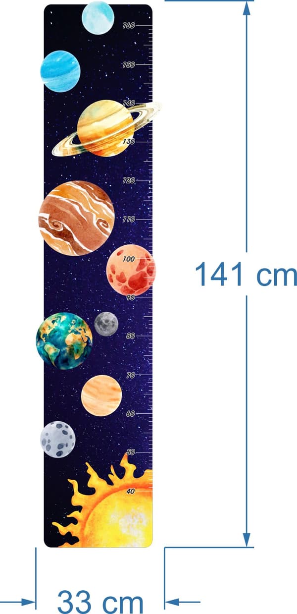 Pituusmittatarra - Välilyönti