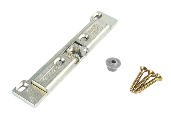 Balkonglås med stift, rörlig stolpe + 3 skruvar