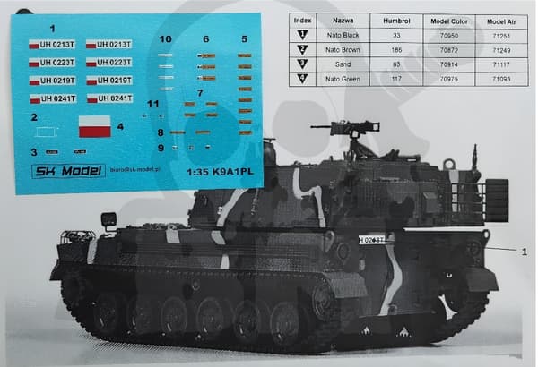 ACAD-13519 K9FIN Moukari pistol haubits 1:35