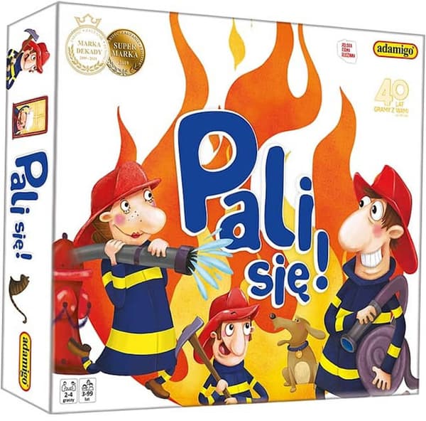 Se on tulessa. Lautapeli.
