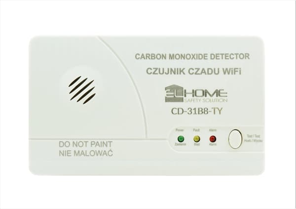 Kolmonoxidsensor Fristående Wifi Tuya App 85dB