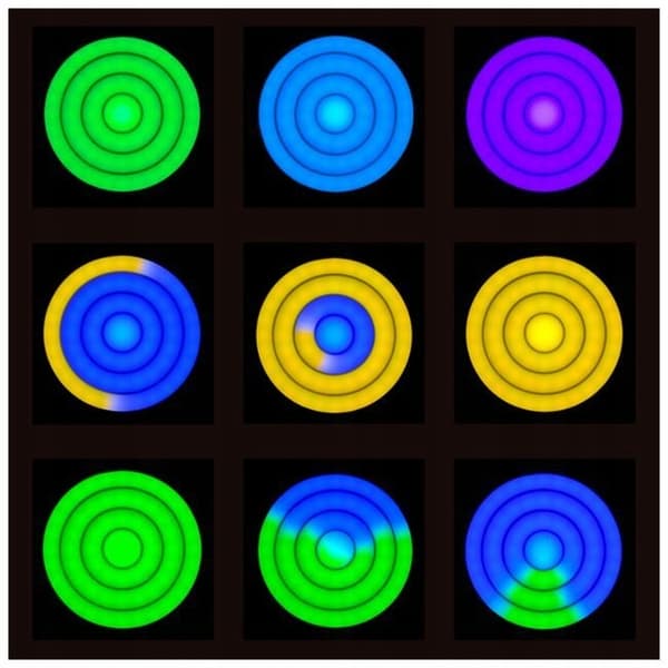 LIGHT4ME hypno PAR scenespotlight LED-effekt