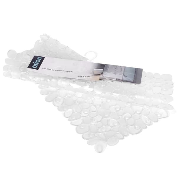 Antislip duschmatta transparent 52x52 cm