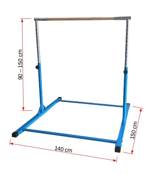 MASTER Gymnastik parallelstang 150 cm - Blå