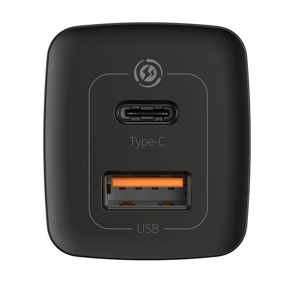 GaN2 Pro USB Hurtigoplader USB-C QC PD 65W Sort