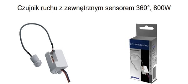 OR-CR-211: Bevægelsessensor med sonde