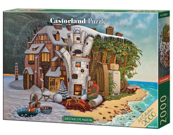 Puslespil 2000 Juleaften Madeira Kunstsamling