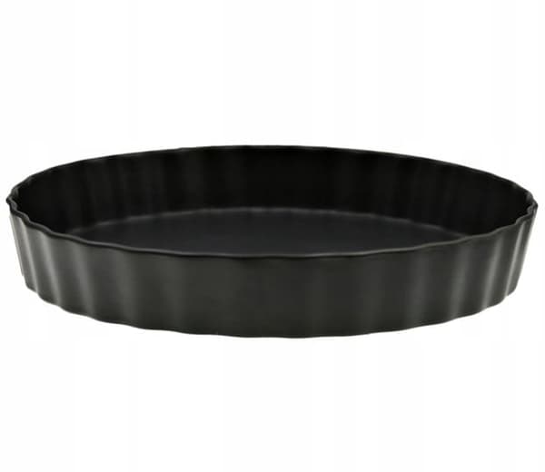 Porslinstårta 25 cm svart