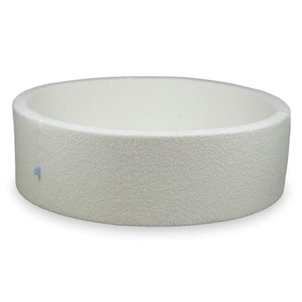 Torr pool 130x40 Boucle Vit utan bollar