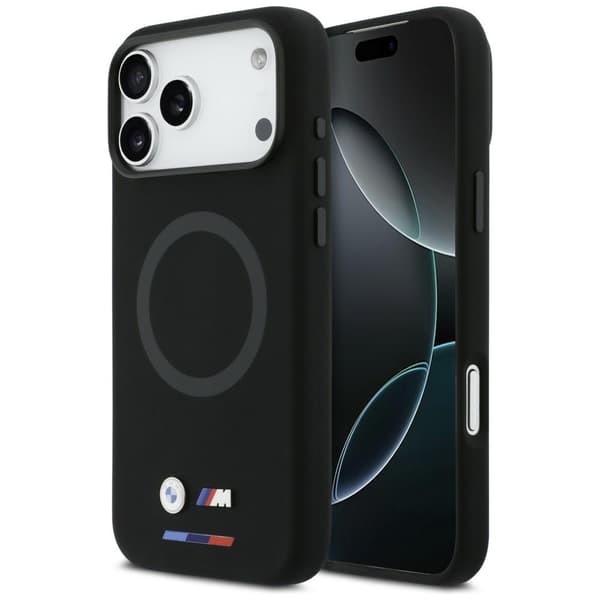 BMW M Silikone Logo MagSafe-cover til iPhone 17 Pro Max, sort
