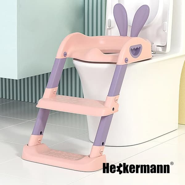 Heckermann Pink Toiletsædebetræk