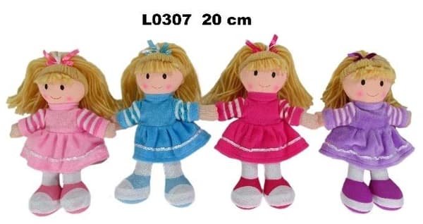 20 cm MIX-dukke