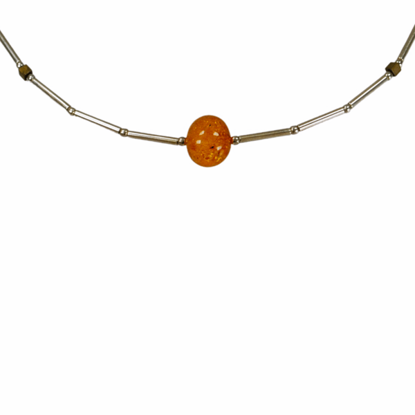 Cognac rav halskæde - Baltisk rav Collier