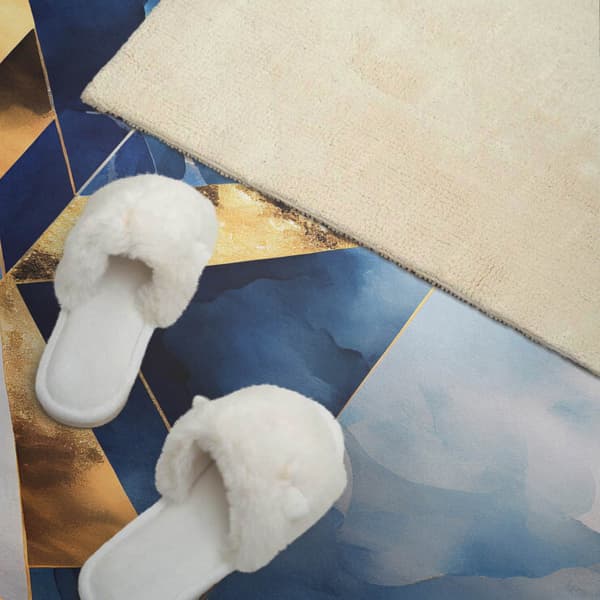 Selvklæbende vinylpanel perfekt til moderne interiør 100x50 cm geometrisk i nuancer