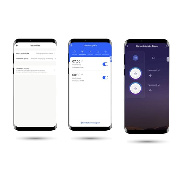 TUYA 2-kanals Zigbee belysningscontroller