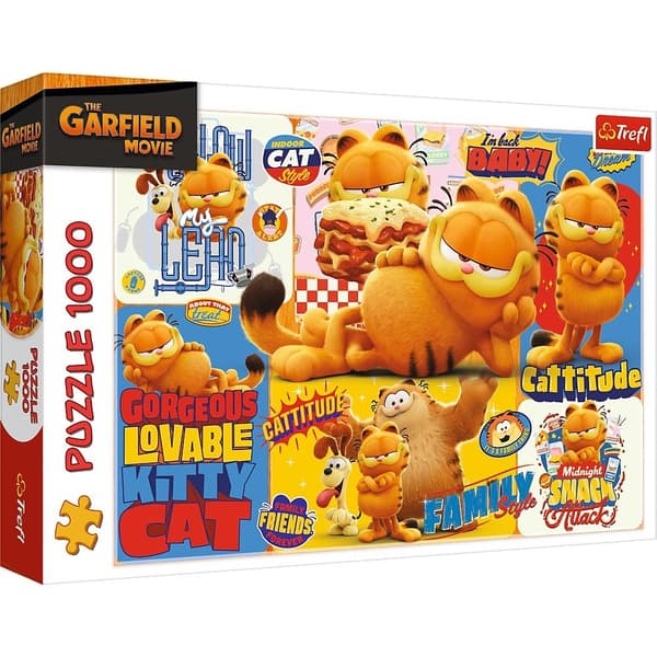 Garfieldin seikkailut 1000 palapeli TREFL
