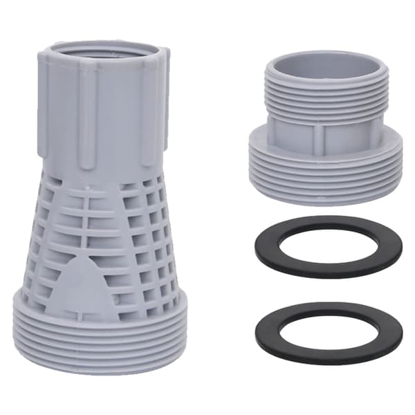 vidaXL poolslangekoblinger, 2 stk., plastik