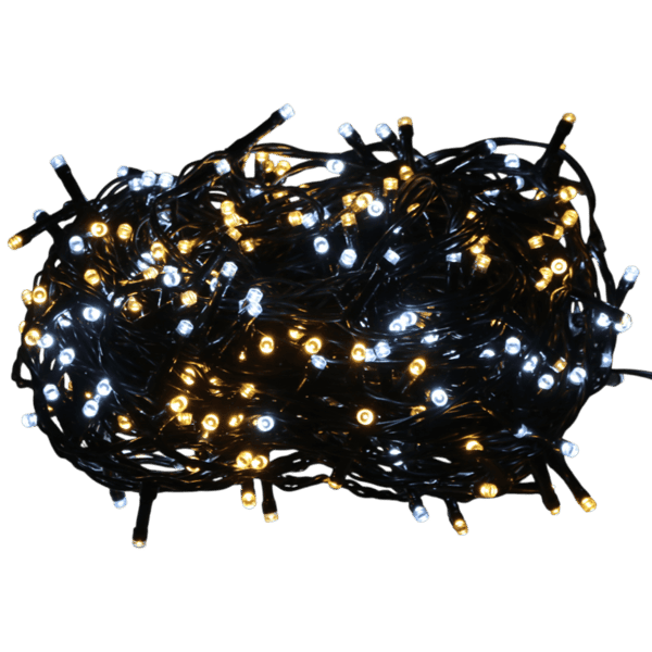 Juletræsbelysning lysslynge 400 LED-blanding