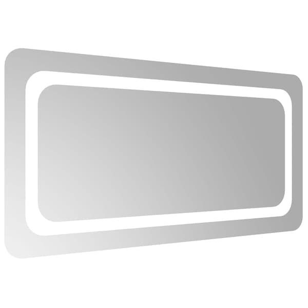 vidaXL Badrumsspegel med LED, 80x40 cm