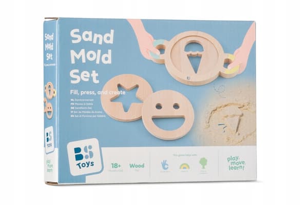 BS Toys, Træ Sandform Sæt