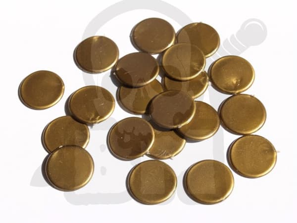 BMCO005 Polletter 15mm guld 20st.