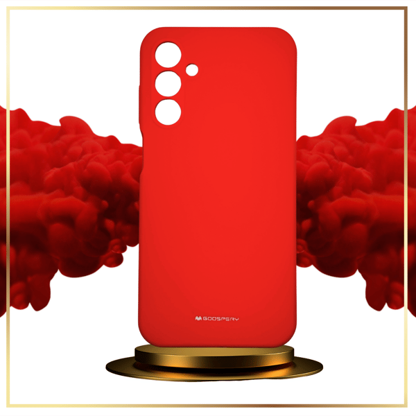 Mercury Silikone Etui til Galaxy A15 5G, Rød