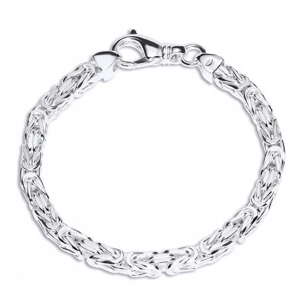 TJOCKT 925 Silver Herrarmband Royal 5mm/21cm